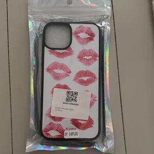 iPhone 14 Plus Case - Red Lips Design